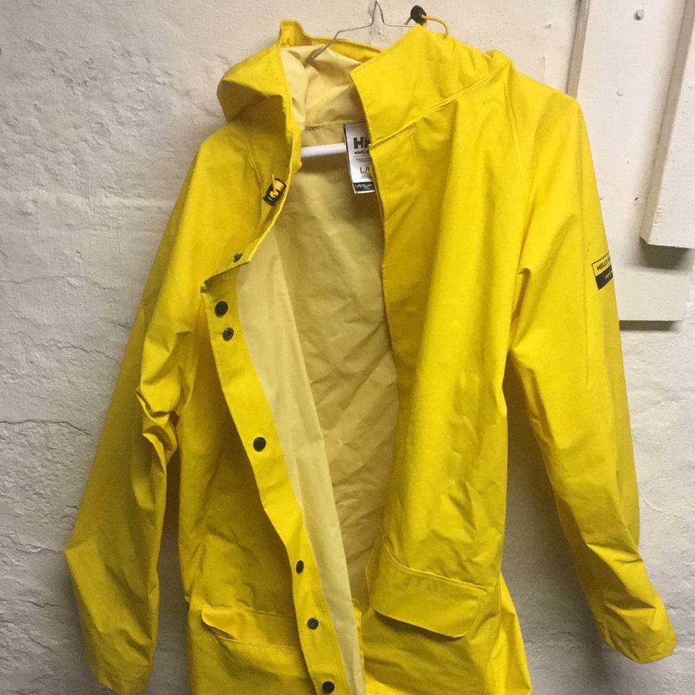 Helly Hansen Yellow Rain Jacket - image 1